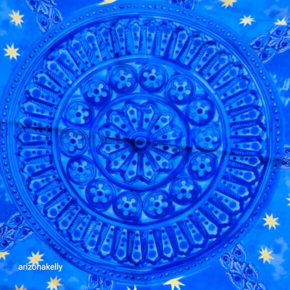 Silk Scarf With Hand-Rolled Edges Stars Made in Italy - Picture 6 of 8